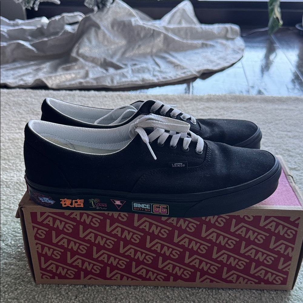 Vans Black Canvas Men's Sneakers